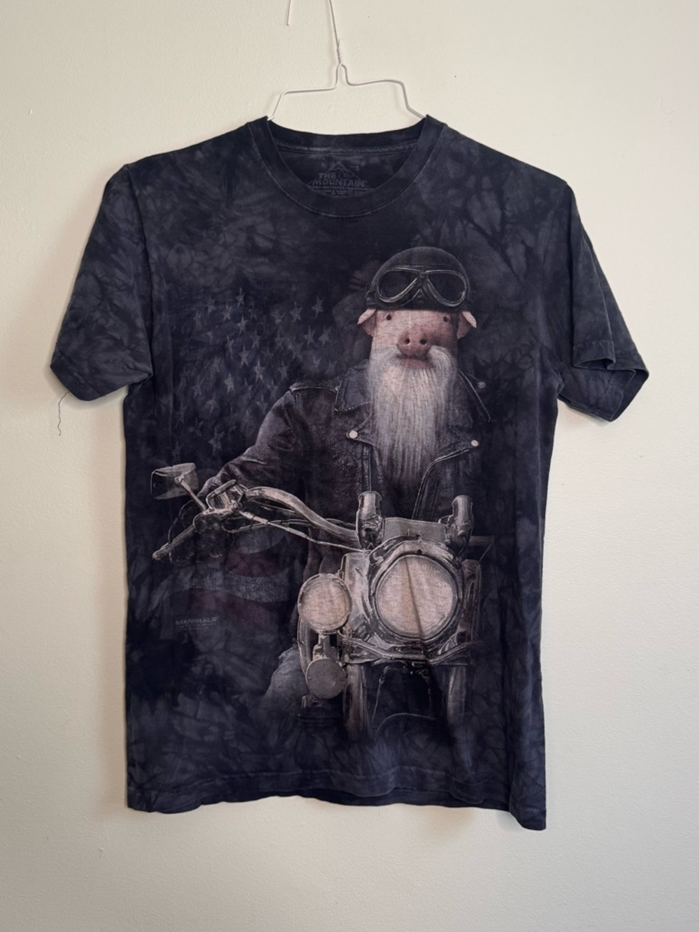 The Mountain Motorcycle Pig Short Sleeve T-Shirt (S)